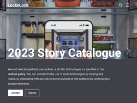 'locknlock.com' screenshot