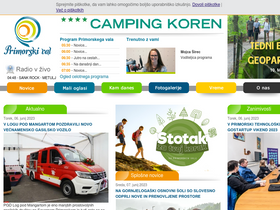 'primorskival.si' screenshot