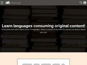 'anylang.net' screenshot