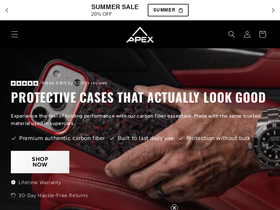 apexcarbonusa.com homepage screenshot