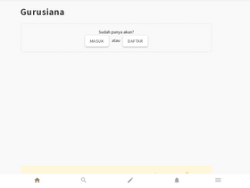 'gurusiana.id' screenshot