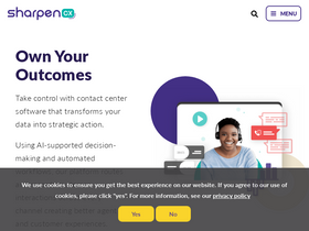 'sharpencx.com' screenshot