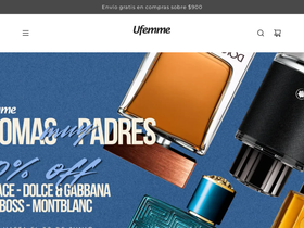 ufemme.mx homepage screenshot
