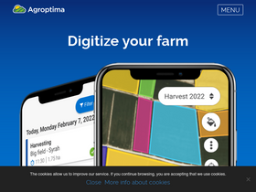 'agroptima.com' screenshot