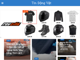 'tindongvat.com' screenshot