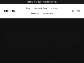 Kaliteas website screenshot