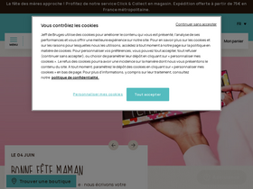 'jeff-de-bruges.com' screenshot