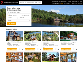 'chaletsalouer.com' screenshot