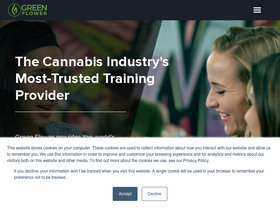 'green-flower.com' screenshot