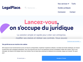 'legalplace.fr' screenshot