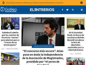 'elentrerios.com' screenshot
