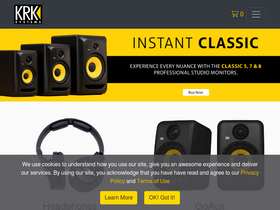 'krkmusic.com' screenshot