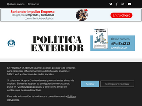 'politicaexterior.com' screenshot