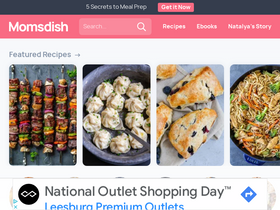 'momsdish.com' screenshot