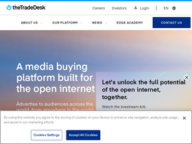 'thetradedesk.com' screenshot