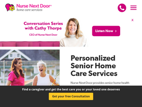'nursenextdoor.com' screenshot