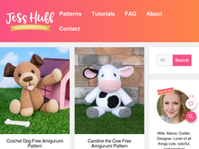 'jesshuff.com' screenshot