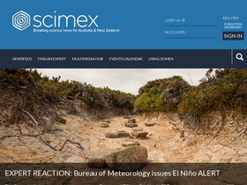 'scimex.org' screenshot