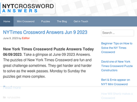 'nytcrossword.org' screenshot