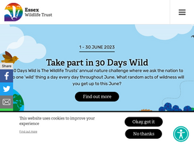 'essexwt.org.uk' screenshot