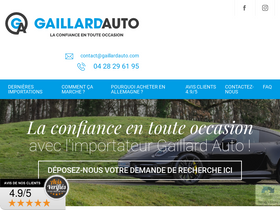 'gaillardauto.com' screenshot