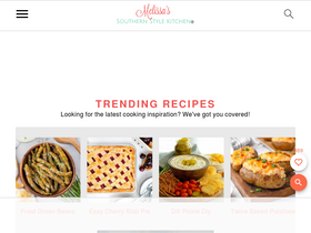 'melissassouthernstylekitchen.com' screenshot