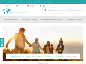 'migration.lt' screenshot