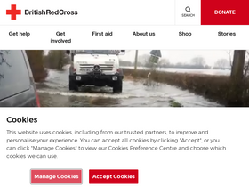 'redcross.org.uk' screenshot