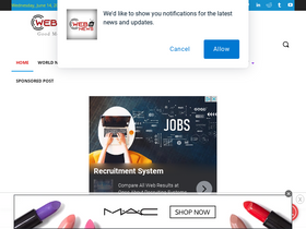 'webnews21.com' screenshot
