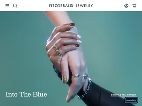 fitzgeraldjewelry.com homepage screenshot