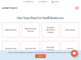 'hostway.com' screenshot