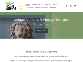 newtomedecor.com homepage screenshot