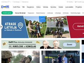 'delfi.lt' screenshot