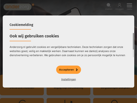 'anderzorg.nl' screenshot
