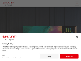 'sharpconsumer.com' screenshot