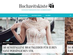 'hochzeitskiste.info' screenshot