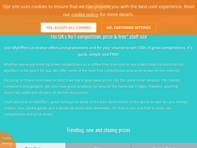 'myoffers.co.uk' screenshot
