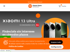 'tuxiaomi.es' screenshot