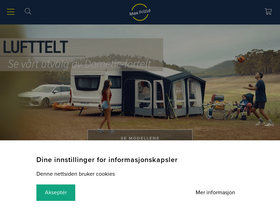 'maxfritid.no' screenshot