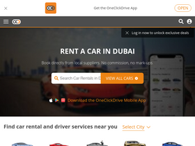 'oneclickdrive.com' screenshot