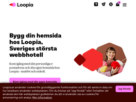 'loopia.se' screenshot