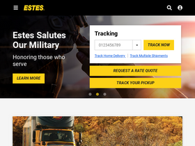 'estes-express.com' screenshot