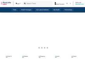 'redcliffelabs.com' screenshot
