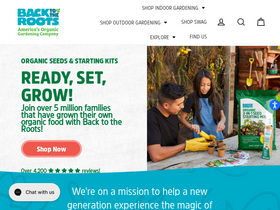 'backtotheroots.com' screenshot