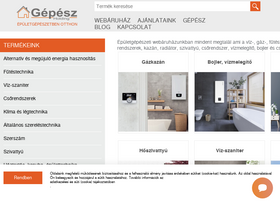 'gepesz.hu' screenshot