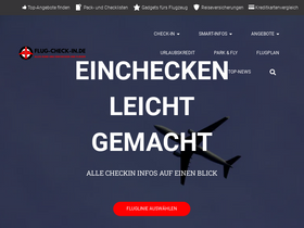 'flug-check-in.de' screenshot
