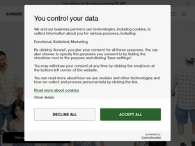 'samsoe.com' screenshot