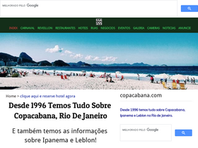 'copacabana.com' screenshot