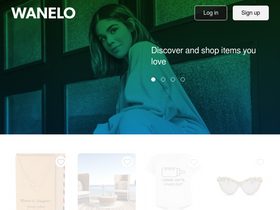 'wanelo.co' screenshot