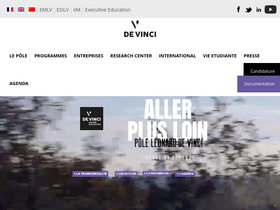 'devinci.fr' screenshot